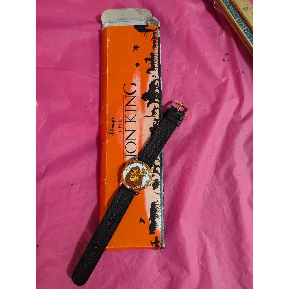 Disney‎ The Lion King Collectible TIMEX leather band wrist watch NEW